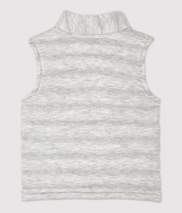 Babies' Tube Knit Gilet grey